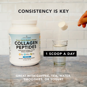 Collagen Peptides Powder, 500g - Grass-Fed, Type I & III