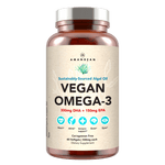 Vegan Omega-3 (DHA + EPA) 500mg Capsules Amandean 60 count