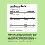 Vegan Omega-3 (DHA + EPA) 500mg Capsules Amandean 120 count