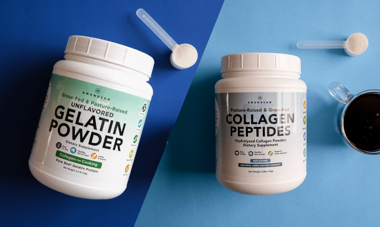 Collagen Peptides vs Beef Gelatin