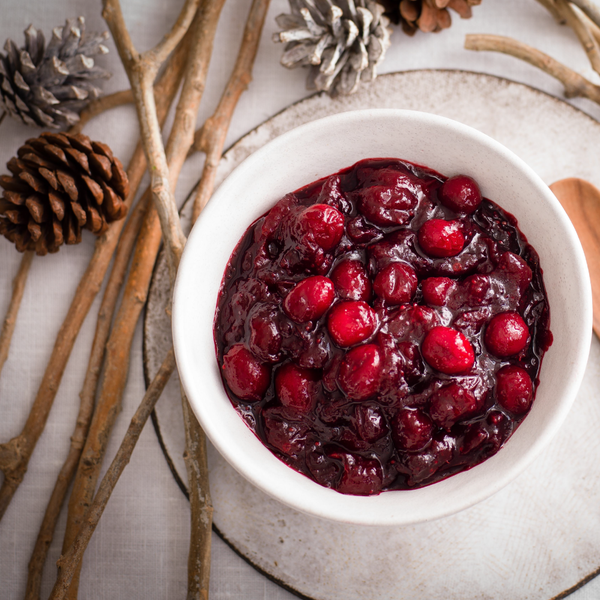 Healthy Gelatin Cranberry Sauce for the Holidays - Amandean