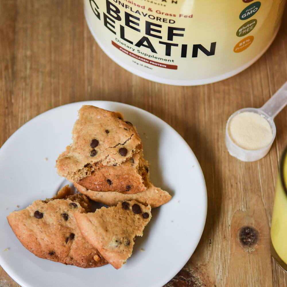 Keto Chocolate Chip Cookies with Beef Gelatin