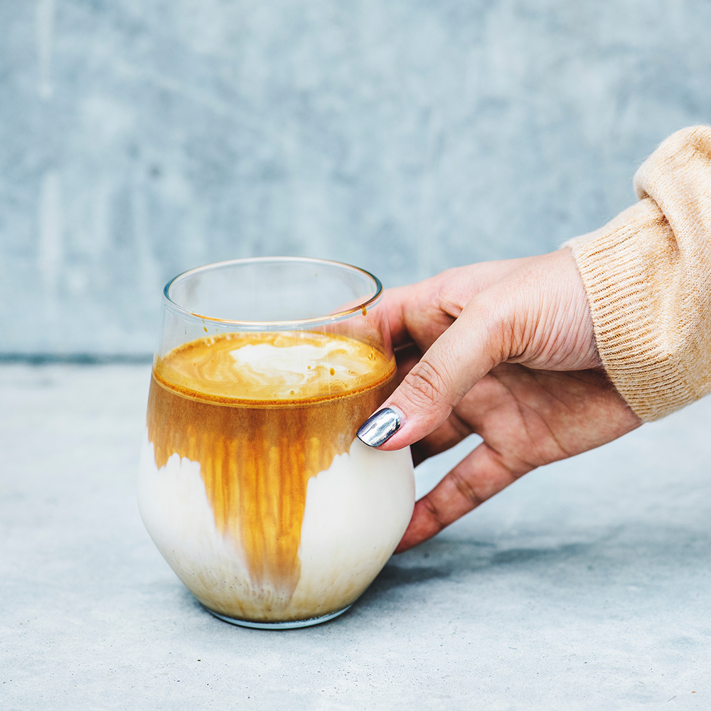 Sugar free Oat Milk Latte with Grass-Fed Collagen Peptides