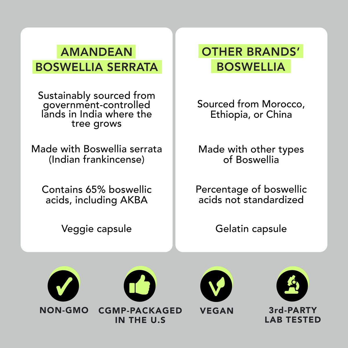 Premium Boswellia Serrata Extract (500mg)