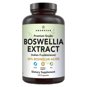 Premium Boswellia Serrata Extract (500mg) Boswellia Extract Amandean 