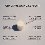 Collagen Peptides Powder, 500g - Grass-Fed, Type I & III