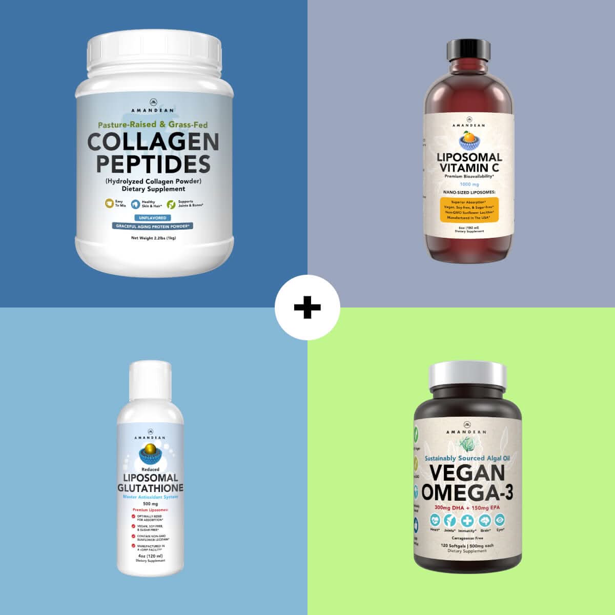 Premium Grass Fed Collagen Peptides (1kg) Collagen Amandean 