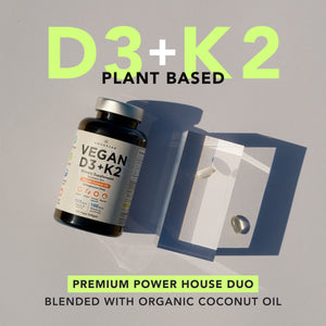 Vegan Vitamin D3 + K2 (120 Softgels) Amandean 