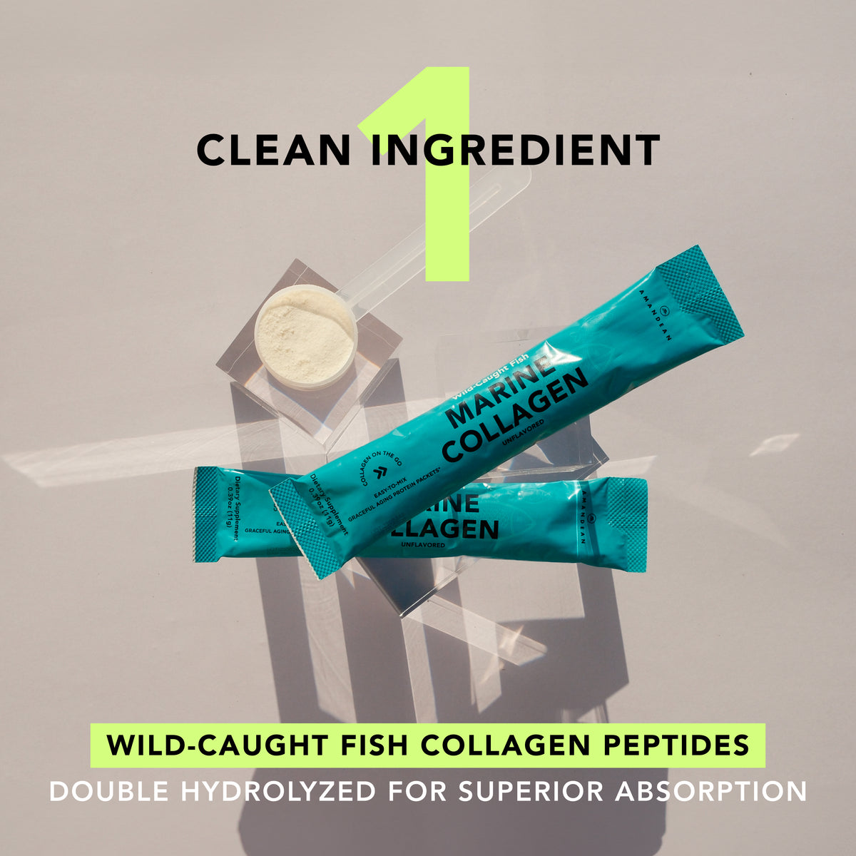 Wild-Caught Marine Collagen - 30 Individual Stick Packs
